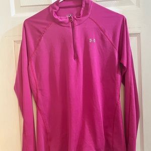 Hot pink under armour  all season gear top